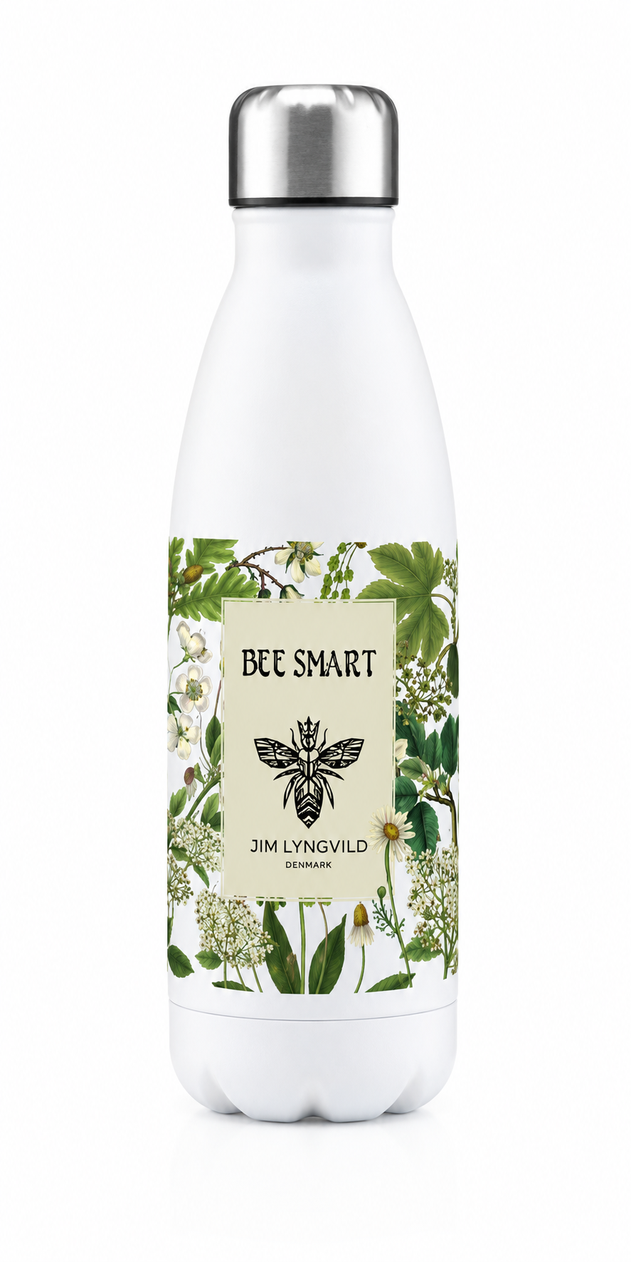 Termoflaske hvid 500ml.