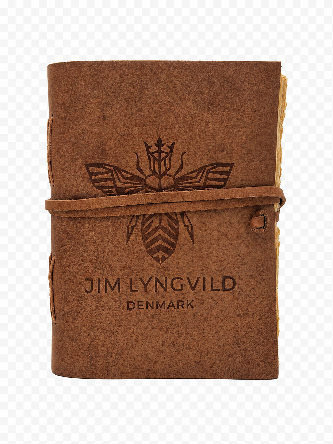 Vintage læderjournal