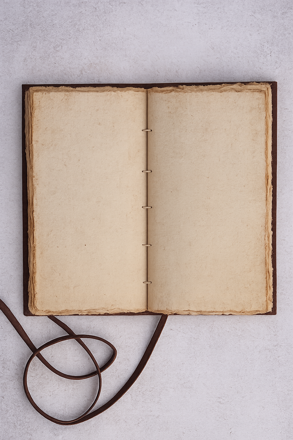 Vintage læderjournal