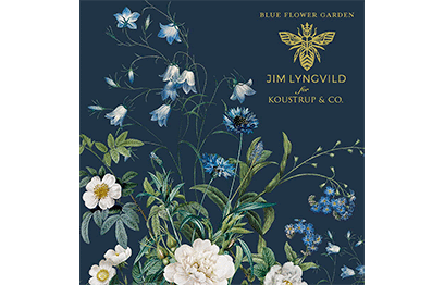 Blue Flower Garden -kvadratisk kortmappe