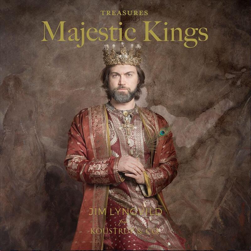Majestic kings kvadratisk kortmappe