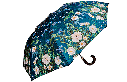 Paraply Blue flower garden