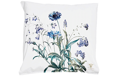 Pudebetræk -Blue flower garden